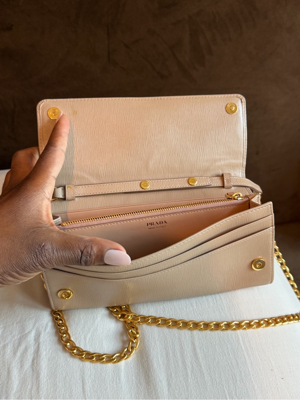 Prada Chain Leather Crossbody - Picture 4 of 4